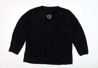 Womens UK Size L Jumper Black  Jumper