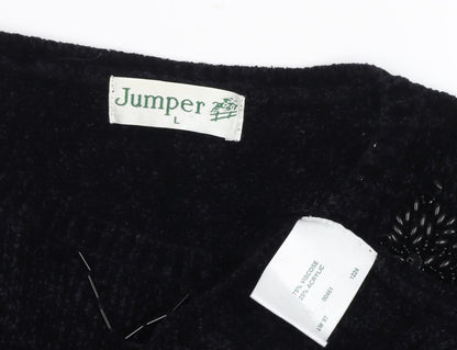 Womens UK Size L Jumper Black  Jumper