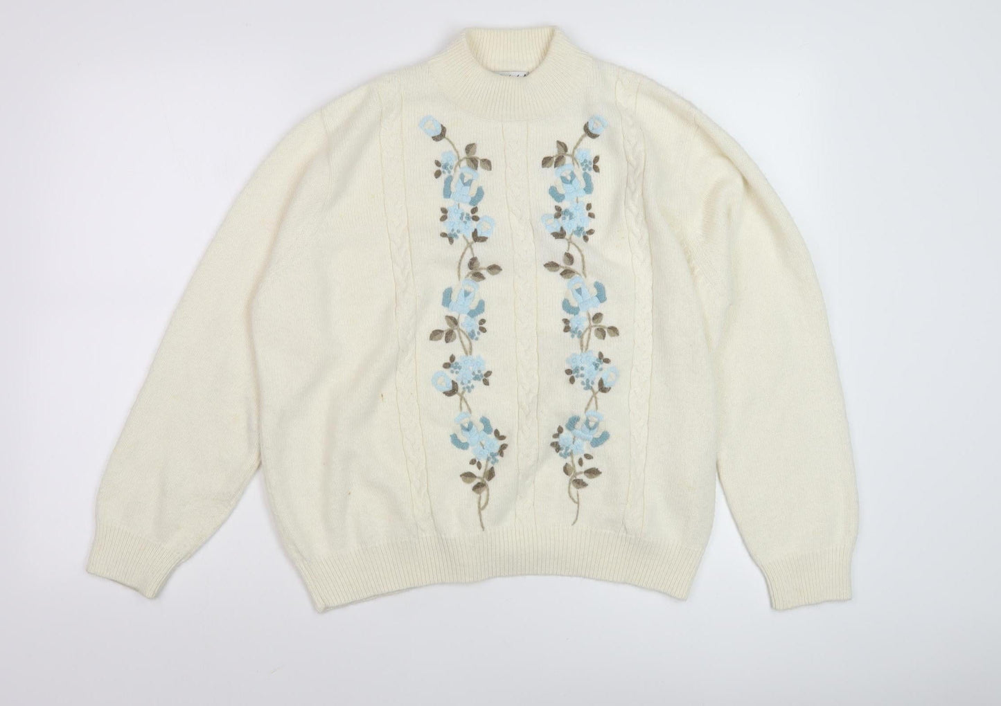 Womens UK Size 22-24 Berketex Ivory Pullover Jumper