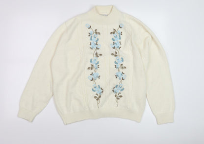 Womens UK Size 22-24 Berketex Ivory Pullover Jumper