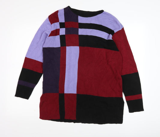 Womens UK Size 12 Marks and Spencer Multicoloured Pullover Jumper
