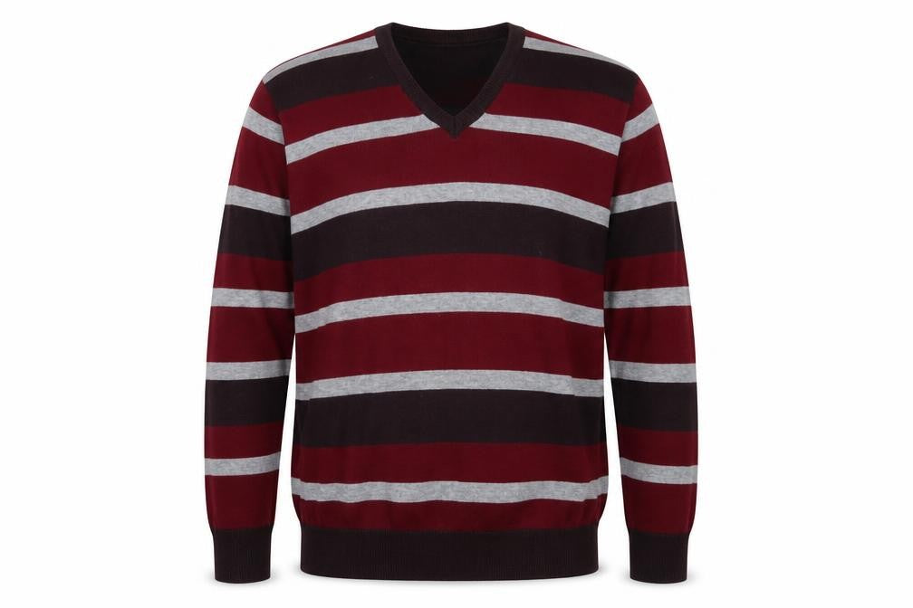 Mens UK Size M Sandstone Red Pullover Jumper