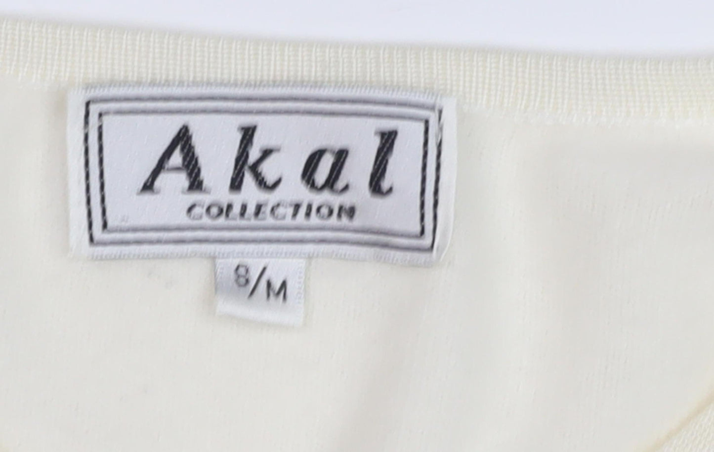 Womens UK Size M Akal Collection Ivory Cardigan Jumper