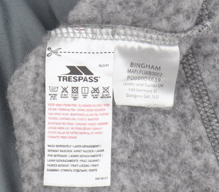 Trespass Men's Grey Flecked XL Jacket, Zipped Pockets