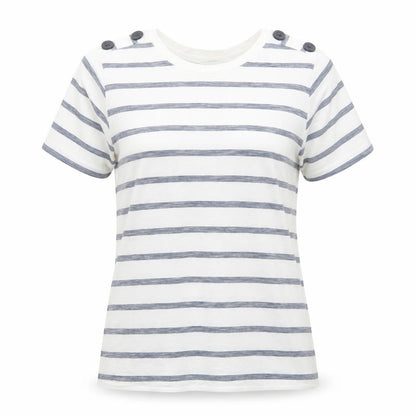 Womens UK Size 12 Warehouse White Basic T-Shirt