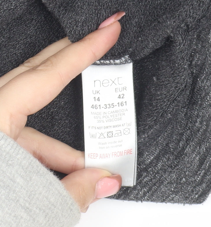 Womens UK Size 14 NEXT Grey Pullover Jumper