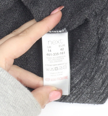 Womens UK Size 14 NEXT Grey Pullover Jumper
