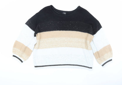 Womens UK Size 2XL Klass Multicoloured Pullover Jumper