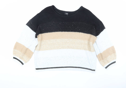 Womens UK Size 2XL Klass Multicoloured Pullover Jumper