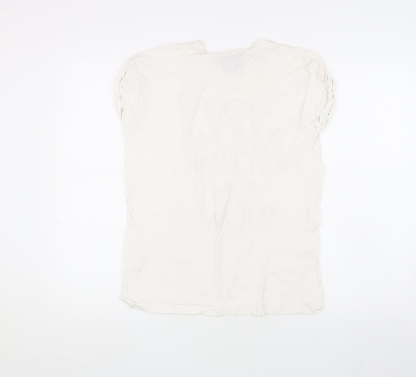 Womens UK Size 6 Game Of Thrones White Basic T-Shirt
