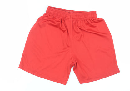 Mitre Boys Red Athletic Shorts L - Football Activewear