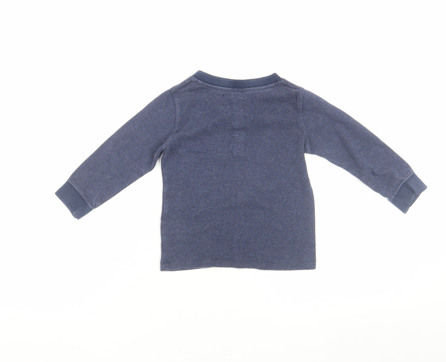 H&M Unisex Baby Blue Long Sleeve T-Shirt 24M
