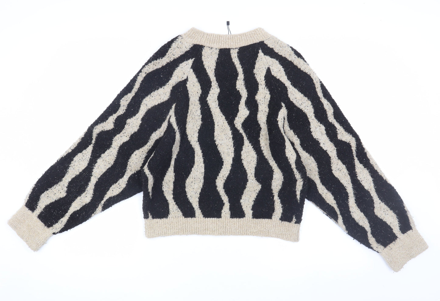 Womens UK Size 8 MNG Multicoloured Pullover Jumper