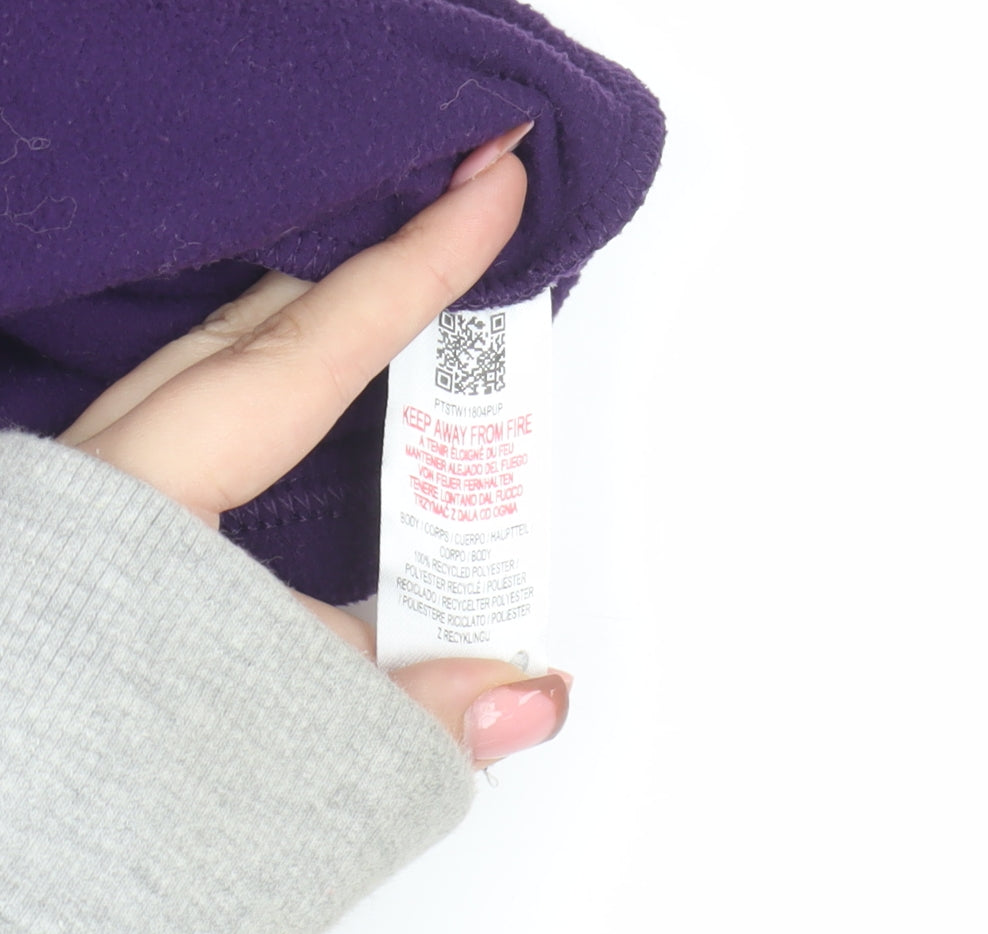 Peter Storm Women's Purple Fleece Jacket Size 10