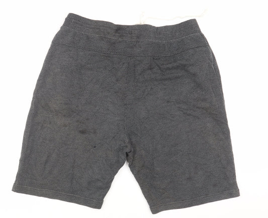 Reebok Men's Grey Sweat Shorts L Casual Drawstring