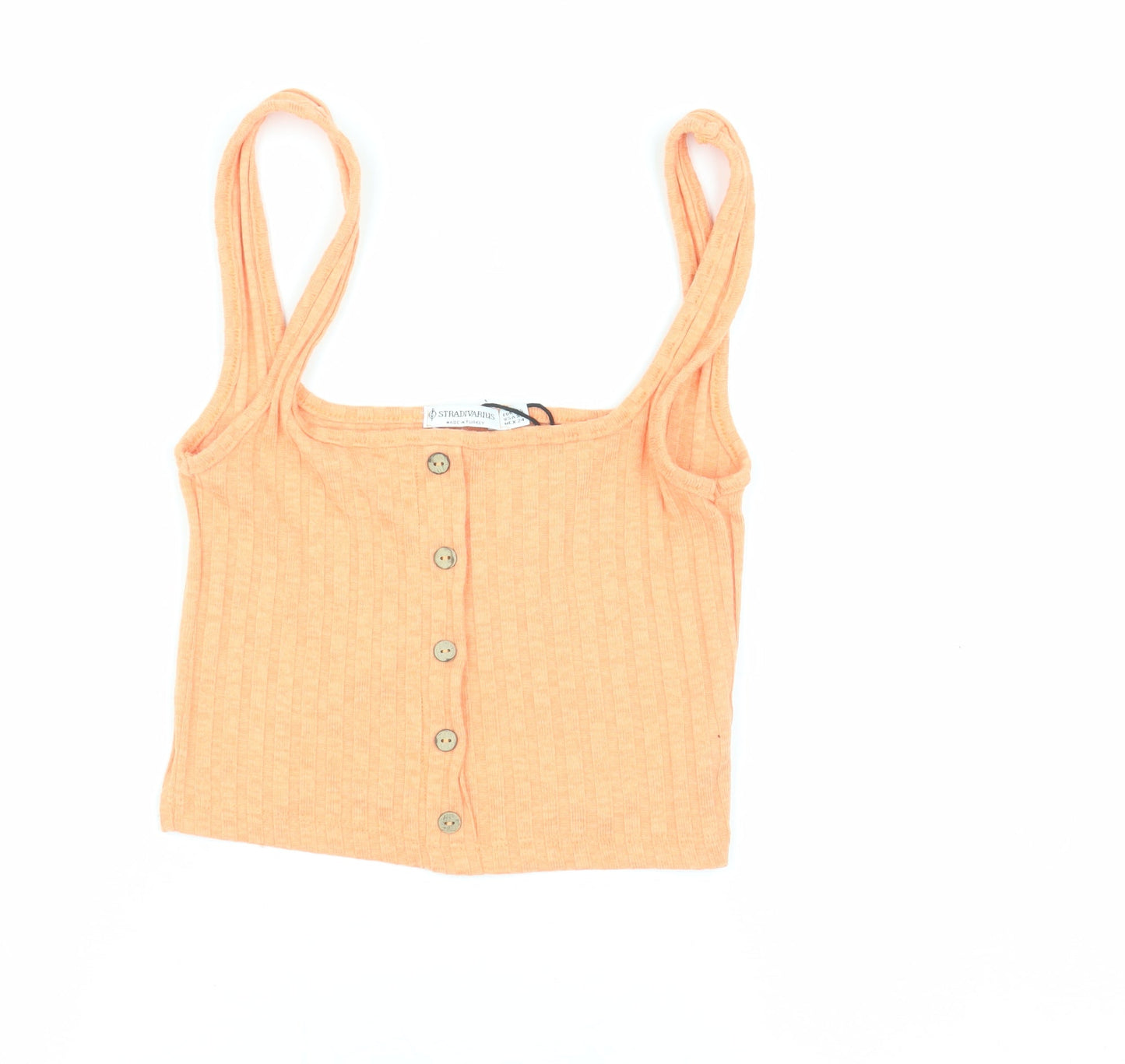 Womens UK Size XS Stradivarius Orange  Tank