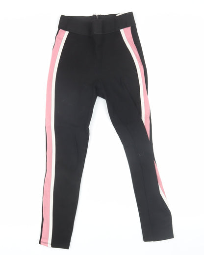 Zara Basic Women's Black XS Side Stripe Leggings