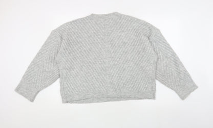 Womens UK Size L Topshop Grey Jumper Jumper