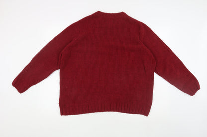 Ridge & Co. Red Women's Pullover Jumper Size 14