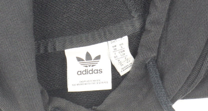 Adidas Men's Black Pullover Hoodie XS - Logo Accents