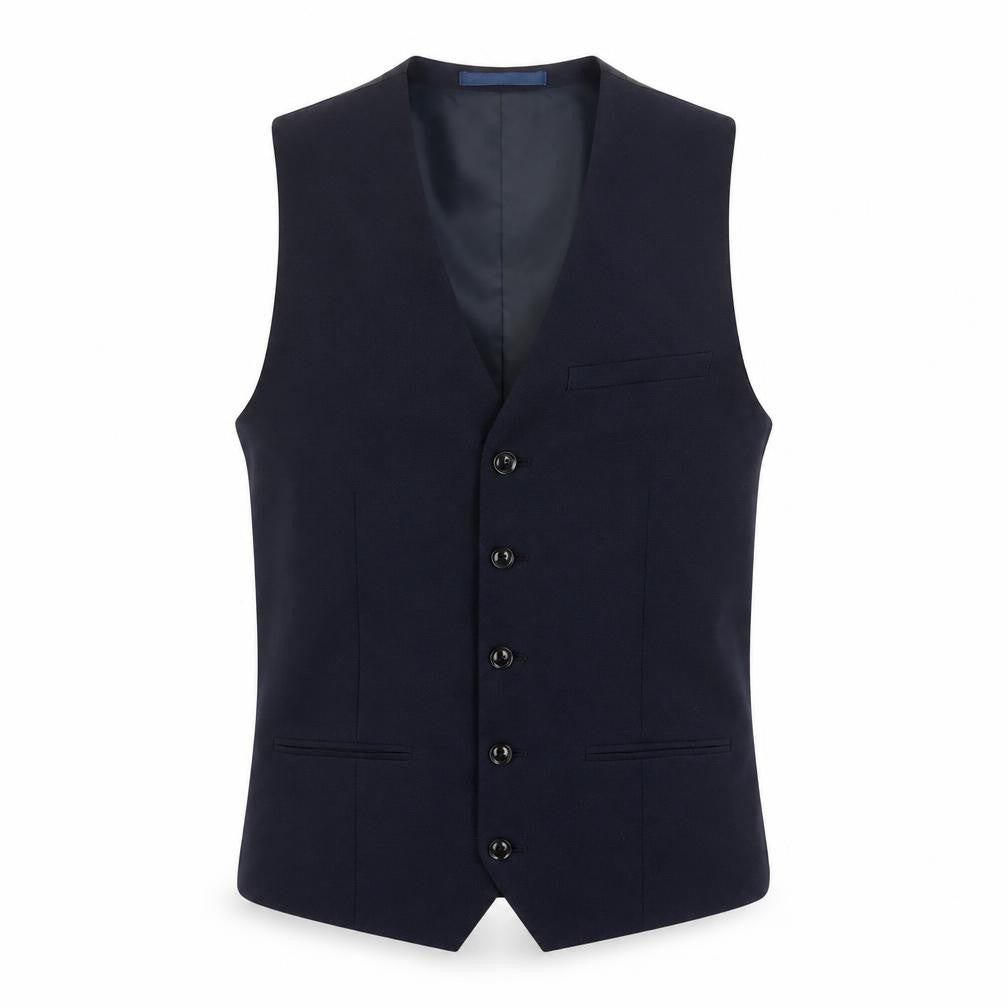Mens UK Size 36 Topman Regular Blue Suit Waistcoat