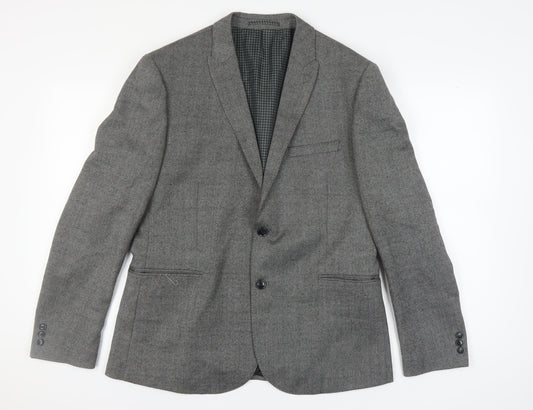 Mens UK Size 44 Marks and Spencer Regular Grey Suit Jacket