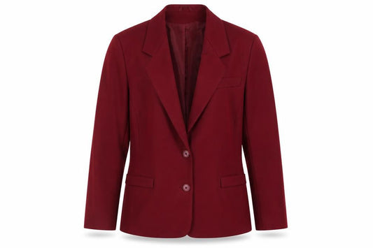 Littlewoods Women's Red Blazer Size 12 Woven