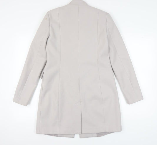 Lipsy Women’s Grey Overcoat Size 10