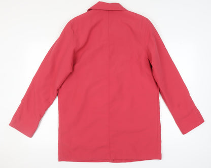 Damart Women's Red Mid-Length Coat Size 14