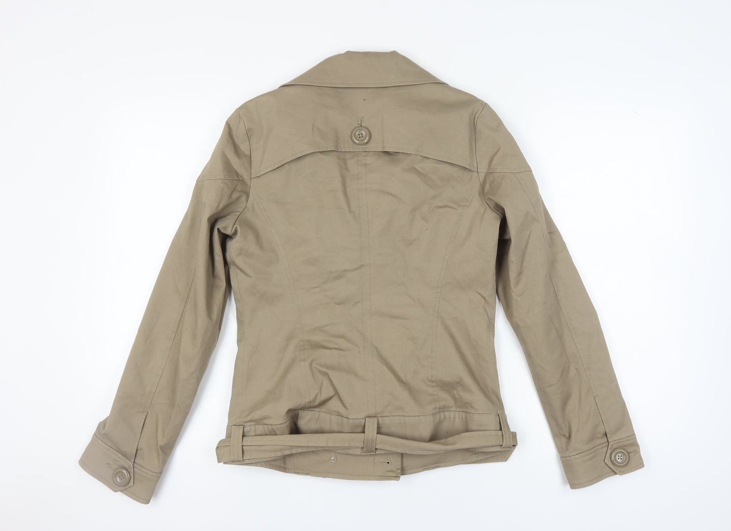Womens UK Size L VILA Beige Pea Coat