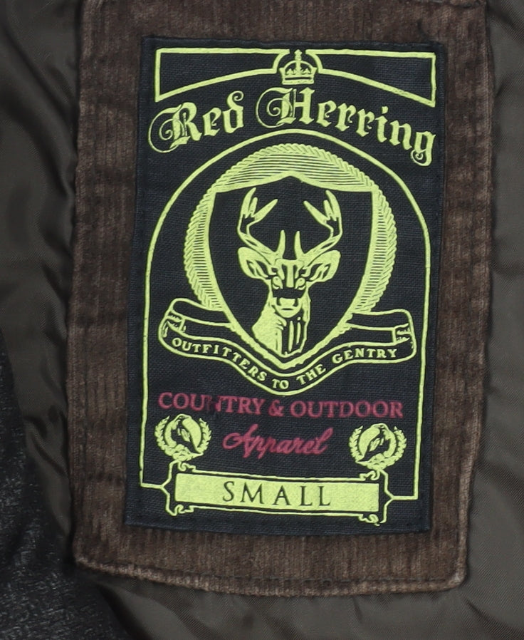 Mens UK Size S Red Herring Brown
