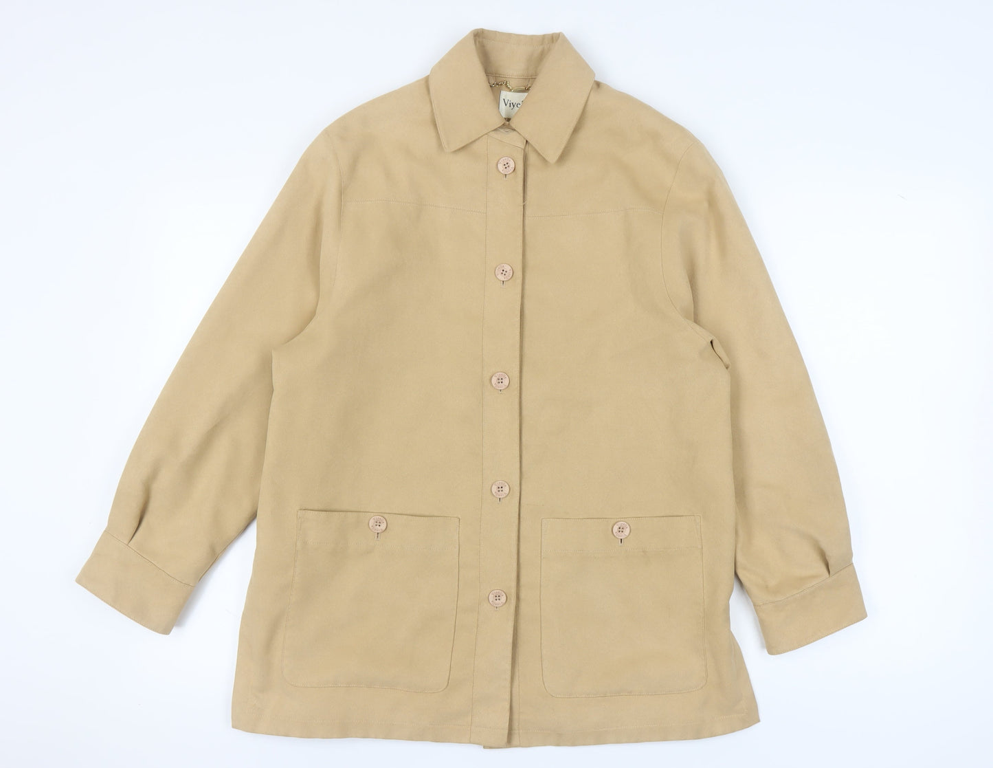 Womens UK Size S Viyella Beige Basic Jacket