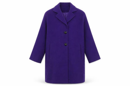 Womens UK Size 10 Helene Berman Purple Overcoat