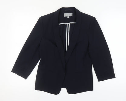 Marks and Spencer Women's Black Shawl Collar Blazer Size 10