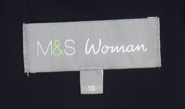 Marks and Spencer Women's Black Shawl Collar Blazer Size 10