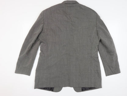 Pal Zileri Men's Grey Wool Blazer UK 44