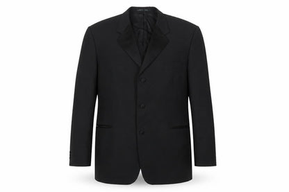 Mens UK Size 46 Scott & Taylor Regular Black Suit Tuxedo