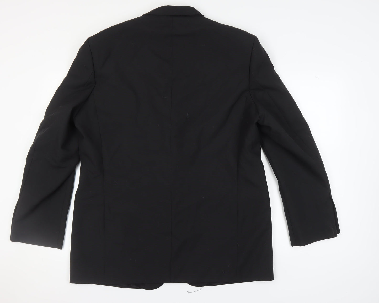 Mens UK Size 46 Scott & Taylor Regular Black Suit Tuxedo