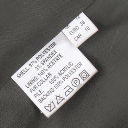 Jacques Vert Women’s Brown Fur Trim Formal Jacket