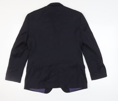 Mens UK Size 40 T.M.Lewin Regular Blue Suit Jacket