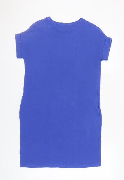 Jaeger Women's Blue Shift Dress S Casual