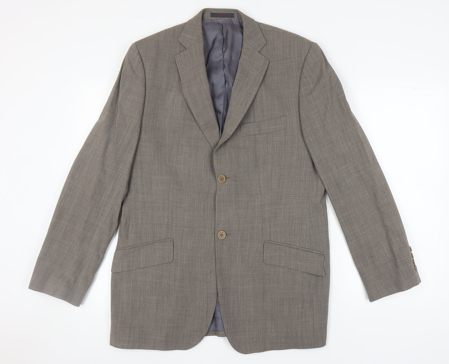 Mens UK Size 40 Ted Baker Regular Brown Suit Jacket