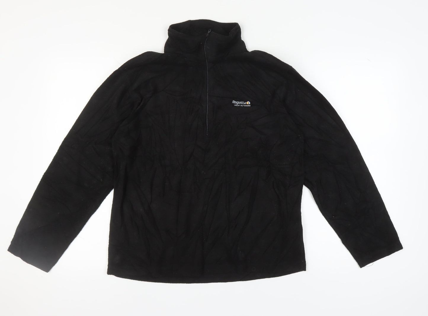Regatta Women's Black 1/2 Zip Pullover Sweatshirt Size 20