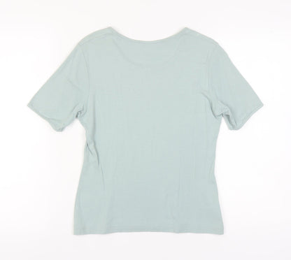 Womens UK Size 3XL Jaeger Blue  T-Shirt