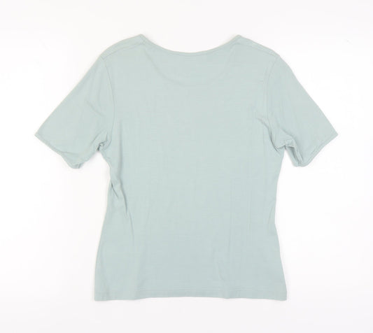 Jaeger Women's Blue 3XL T-Shirt, Casual Summer Wear