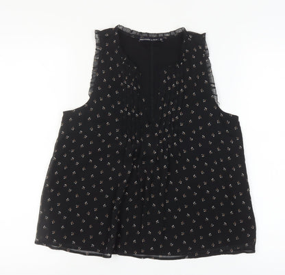 Abercrombie & Fitch Women's Black XS Floral Tank