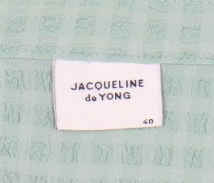 Jacqueline de Yong Green Blouse, Size 12, Women's