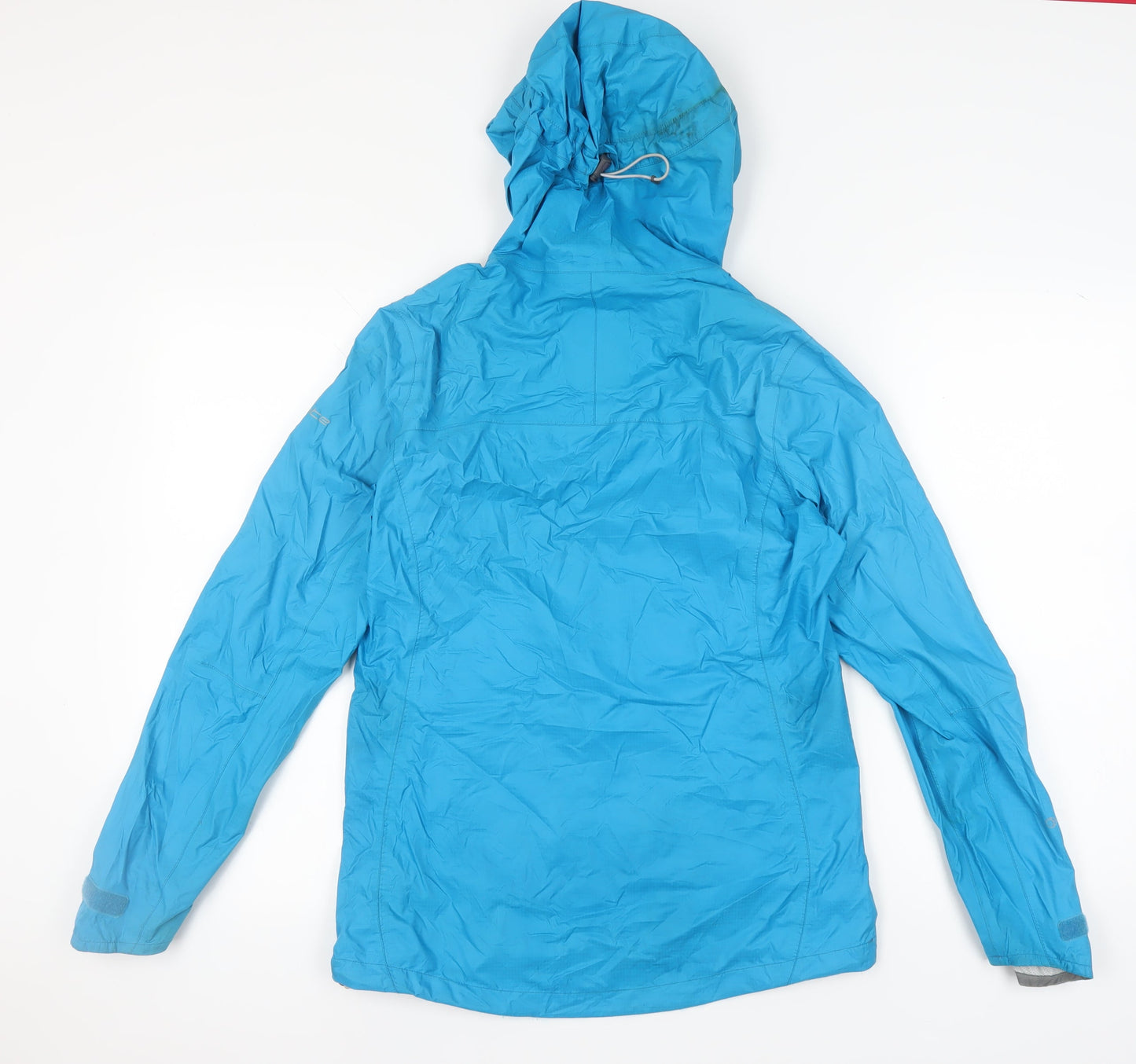 Karrimor Women's Blue Hooded Rain Jacket Size 10