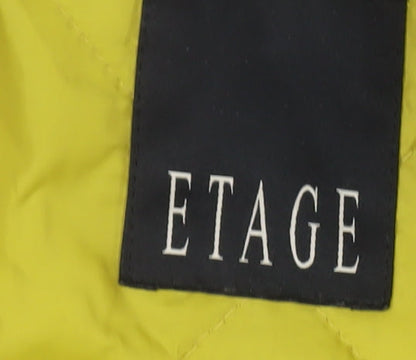 Womens UK Size 12 ETAGE Grey Rain Coat