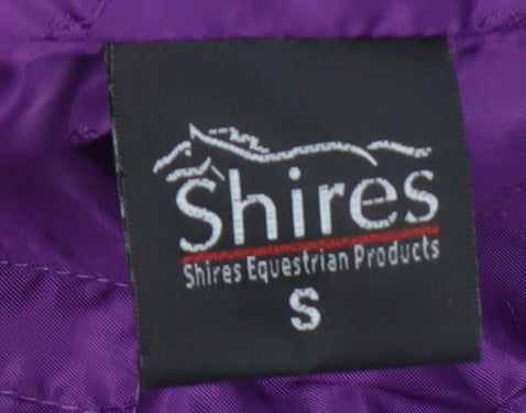 Shires Women's Purple Windbreaker Jacket Size S